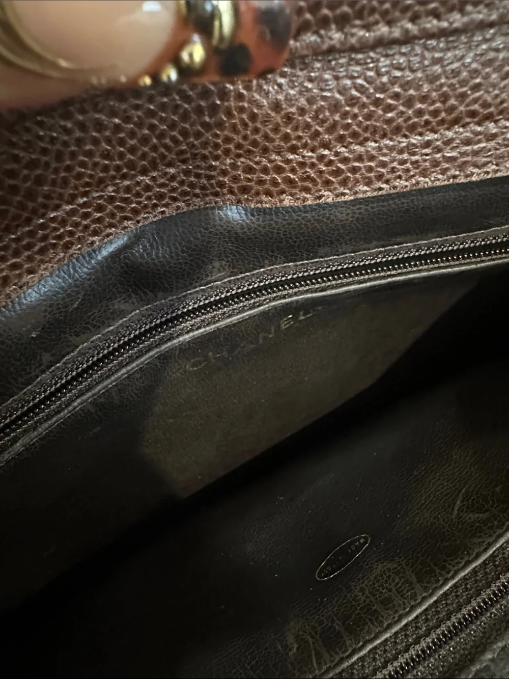 CHANEL Brown Triple CC